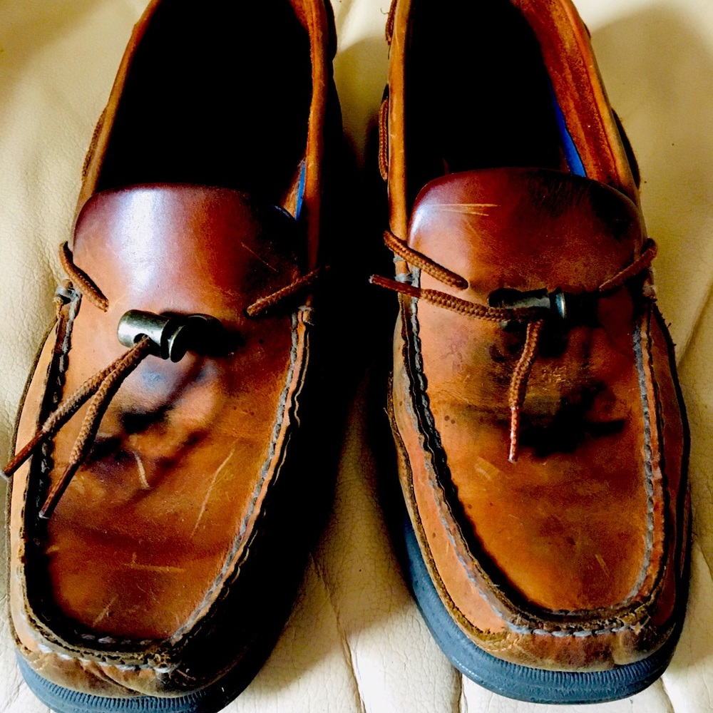 Men’s SPERRY TOP-SIDERS Leather Slip-on 101/2